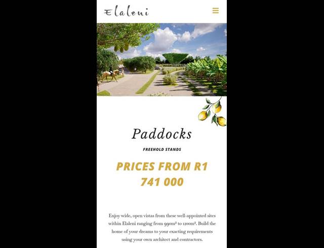 LAND FOR SALE IN SHEFFIELD BEACH